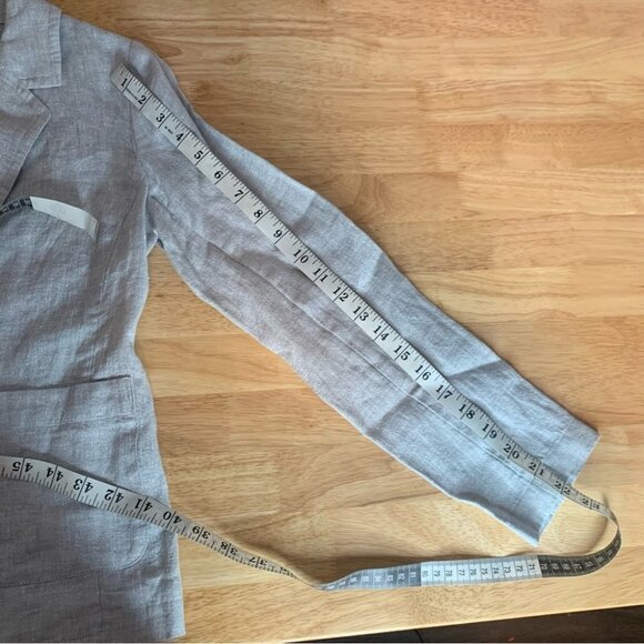 NWT Eileen fisher gray linen Blazer Size XS Petite - Picture 13 of 13